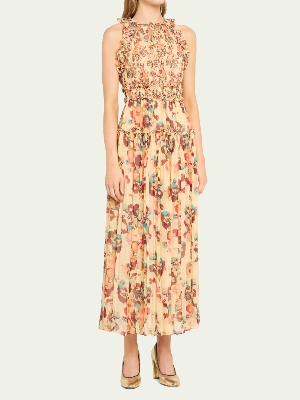 Ulla Johnson Elea Dress Floral Silk 6